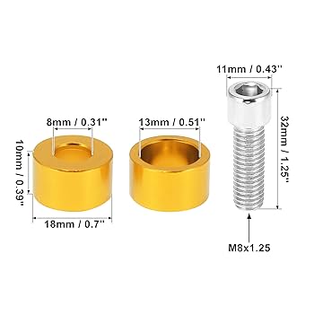 Kit Tornillos Decorativos para Header – JDM Style | Personaliza tu Motor con Estilo