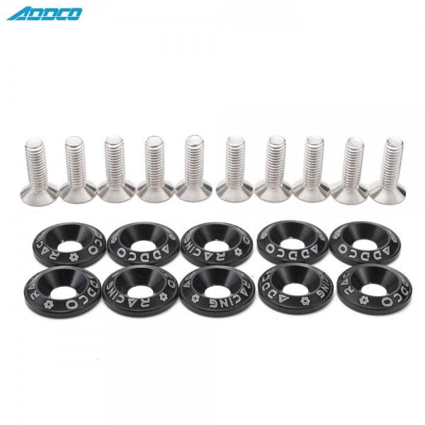 Tornillos Decorativos de Aluminio con Arandelas Biselado