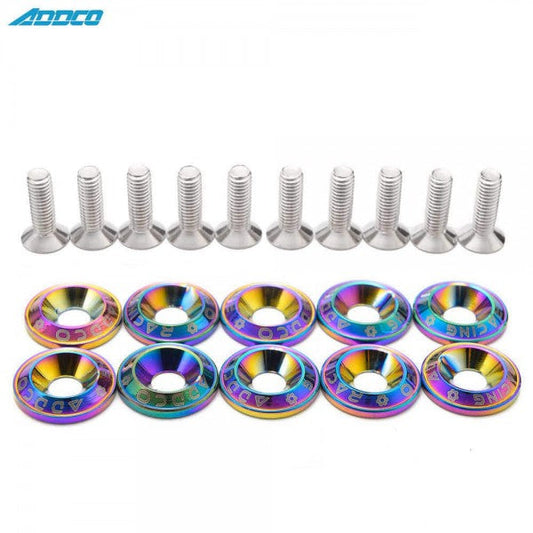 Tornillos Decorativos de Aluminio con Arandelas