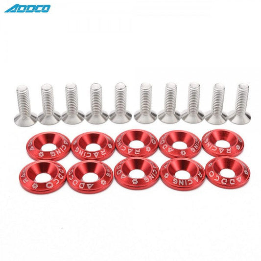 Tornillos Decorativos de Aluminio con Arandelas