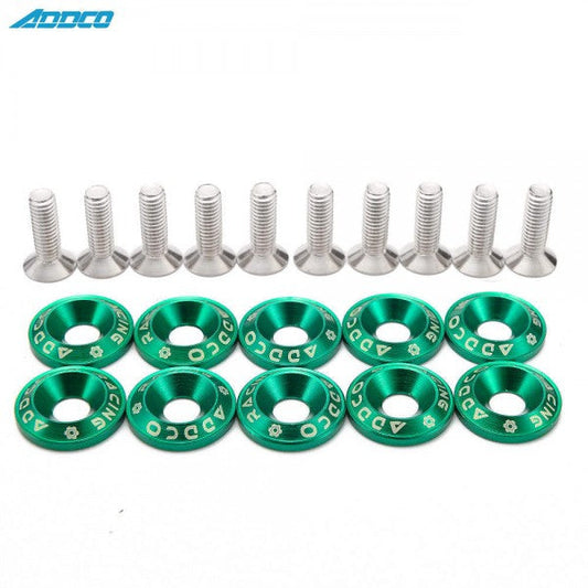 Tornillos Decorativos de Aluminio con Arandelas