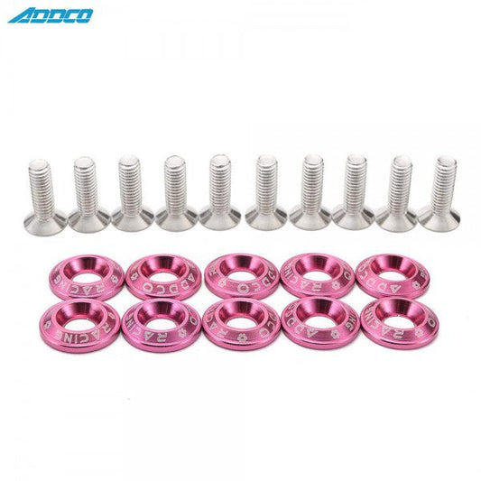 Tornillos Decorativos de Aluminio con Arandelas