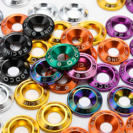 Tornillos Decorativos de Aluminio con Arandelas