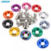 Tornillos Decorativos de Aluminio con Arandelas Biselado