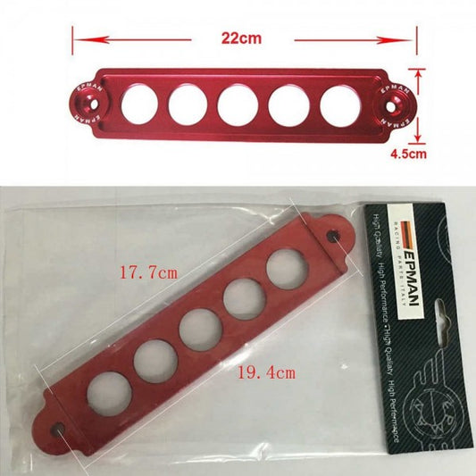 Sujetador de Batería Racing JDM CNC Aluminio Anodizado