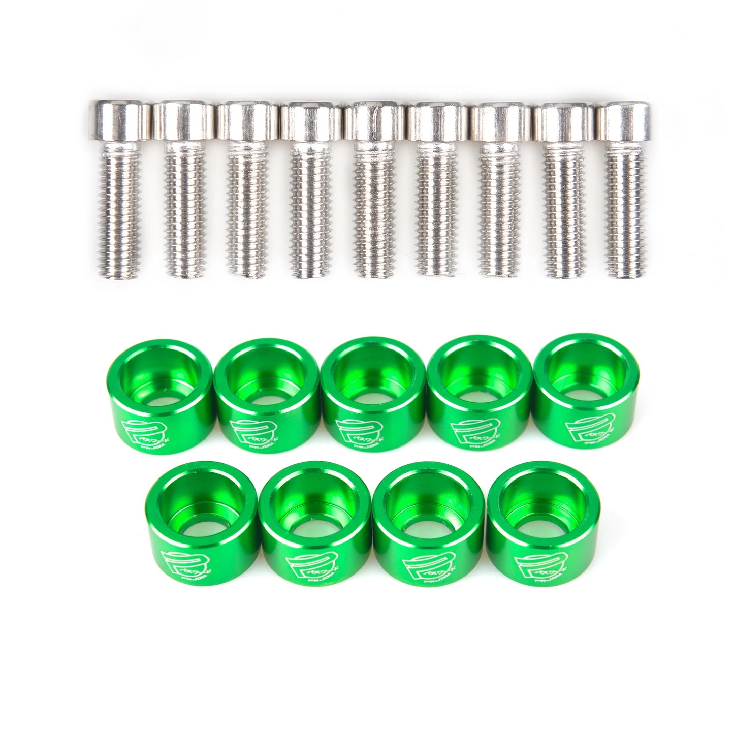 Kit Tornillos Decorativos para Header – JDM Style | Personaliza tu Motor con Estilo