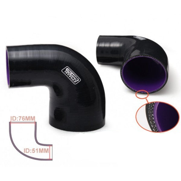 Gomas Reductoras de Silicon – Codos y Rectos | 45° / 90° | 2" a 3" | 2,5" a 3"